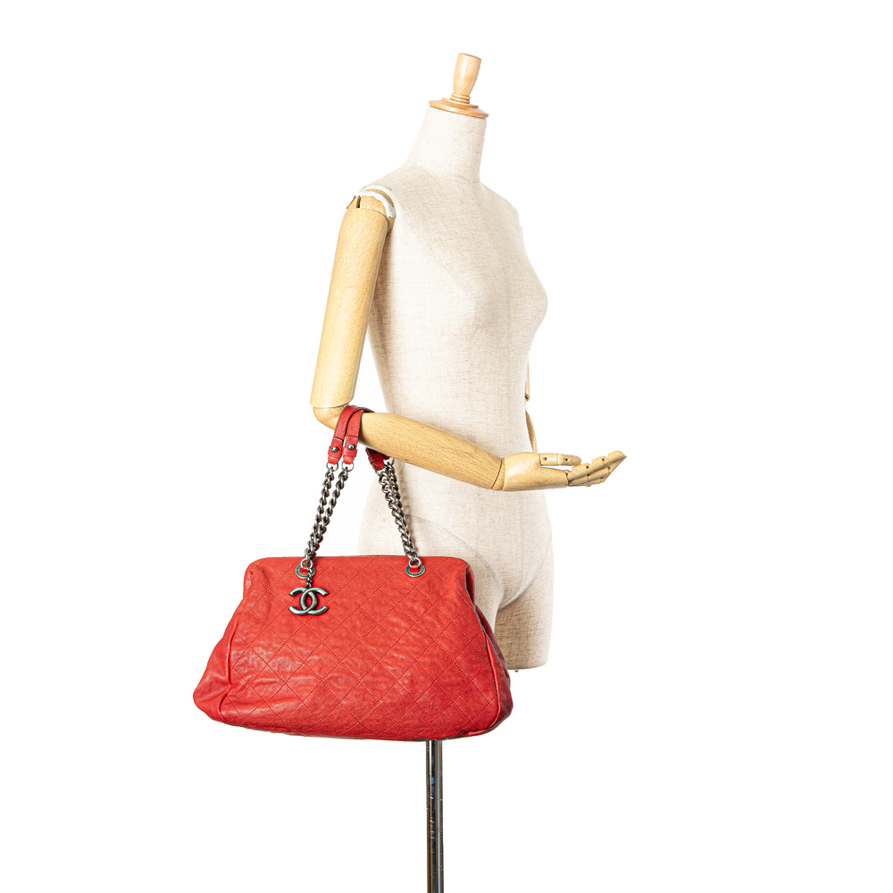 Pre-Loved Chanel Medium Quilted Caviar Frame Tote - Picture 7 of 7